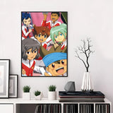 I-Inazuma E-Eleven Anime Poster Paper Print Home Living Room Bedroom Entrance Bar Restaurant Cafe Art canvas Painting Decoration