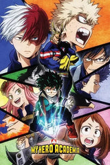 Japanese Anime My-Hero-Academia Poster Cartoon Manga Canvas Painting Wall Art Pictures Home Kids Room Decor Gift