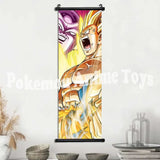 Dragon Ball Anime Poster Son Goku Home Decor Kakarotto Hanging Painting Trunks Wall Art Bardock Scroll Picture Zarbon Wallpaper