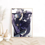 1pc Anime J-Jujutsu K-Kaisen M-Mahito Poster Sticky Wall Art Printing Waterproof Home Living Bed Room Aesthetic Decor