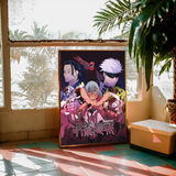 Jujutsu Kaisen Anime Self-adhesive Art Poster Whitepaper Prints Posters Artwork Aesthetic Art Wall Painting