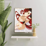 Gurren Lagann Anime Canvas Wall Art x  Modern Home Decor Poster for Bedroom or Living Room Personalized Gift Stylish Family Deco