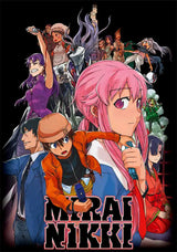 Anime Figure Mirai Nikki The Future Diary Poster Aesthetic Canvas Painting Home Decoration For Wall Art Mural Kawaii Room Decor