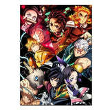Anime Demon Slayer Poster for Wall Art Wallpaper Kimetsu No Yaiba Picture Print Canvas Painting Home Kawaii Room Decor Aesthetic
