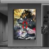 J-Jujutsu KaisenS anime Poster Versatile HD Waterproof Wall Art Self-Adhesive Decor for Any Space Ideal Gift
