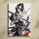 Hot Blooded Anime Naruto Home Decorative Canvas HD Prints Paintings Ink Style Pictures Uchiha Itachi Wall Art Frameless Poster