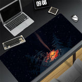 Mouse Pad Black And White Anime Keyboard Pad Laptop Outer Wilds Solar System Desk Mat PC Gaming Accessories Mousepad XXL Carpet