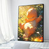 Anime Figures Hd Charizard Bulbasaur Squirtle Charmander Artwork Poster Canvas Painting Wall Art Home Room Decor