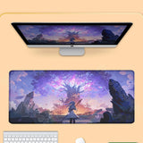 HD New Kawaii Girl Frieren At The Funeral Mouse Pad XXL 800x400mm Mausepad Large Laptop Gaming PC MousePad Rubber Anime Desk Mat