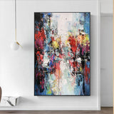 Handmade Oil Painting Canvas Wall Art Decoration Modern Abstract For Home Living Room Decor Entrance Niche Art Installation Rolled Frameless Unstretched Painting