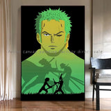Anime Luffy Poster Printing Canvas Painting Home Living Room Suitable for Bedroom Bar Cafe Entrance Art Wall Painting Decoration