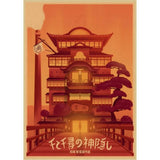 Japanese Anime Spirited Away Totoro Canvas Painting Posters and Prints Wall Art Picture For Living Room Decoration