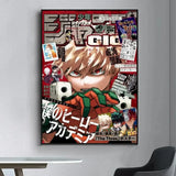 My Hero Academia Kaminari Denki Classic Anime Anime Posters Sticky HD Quality Wall Art Retro Posters for Home Room Wall Decor
