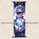 Hot Blooded Anime Jujutsu Kaisen Print Canvas Poster Satoru Gojo Home Decoration Mural Wall Art Scrolls Picture Hanging Painting