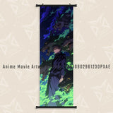 Hot Blooded Anime Jujutsu Kaisen Print Canvas Poster Satoru Gojo Home Decoration Mural Wall Art Scrolls Picture Hanging Painting