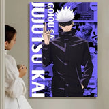 Dark Fantasy Anime J-Jujutsu K-Kaisen Painting Calligraphy HD Waterproof Canvas Art: Aesthetic Wall Decor Home,Bar & More