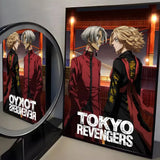 Anime T-Tokyo R-Revenger Painting Calligraphy High-Quality Cotton Canvas Poster Wall Art for Living Room Modern  House Decor