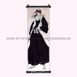 Anime BLEACH Figures Posters Kurosaki Ichigo Wall Art Scrolls Picture Kuchiki Rukia Home Decor Canvas Japanese Hanging Painting