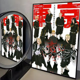 Anime T-Tokyo R-Revenger Painting Calligraphy High-Quality Cotton Canvas Poster Wall Art for Living Room Modern  House Decor
