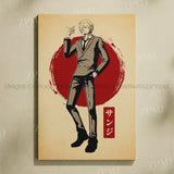 Anime One Piece Home Decoration Canvas Painting Pictures Monkey D. Luffy Figures Wall Art Prints Poster For Living Room No Frame