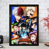 Japan Cartoon Anime My Hero Academia Canvas Painting Wall Art Nordic Poster and Prints Aesthetic For Living Home Decoration Gift