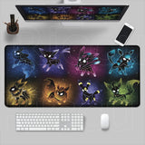 HD Printing Anime Mousepad P-Pokemons E-Eevees Large Mouse Mat MousePads Game Office Laptop Desk Mat PC 900x400mm XXL Mouse Pad
