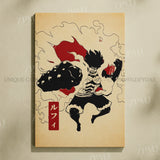 Anime One Piece Home Decoration Canvas Painting Pictures Monkey D. Luffy Figures Wall Art Prints Poster For Living Room No Frame