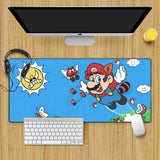 Hot Games Super M-Marioes Mousepad HD Printing Computer Gamers Locking Edge Non-slip Mouse Pad XXL90x40cm Keyboard PC Desk Pad