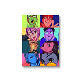 Anime Dandadan Wall Art Prints Poster Cartoon Figure Aesthetic Canvas Painting DIY Home Decor Art Poster Fans Gifts-unframed