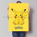 Anime Pokemon Pikachu Squirtle Charizard Poster HD Canvas Painting Home Modern Living Room Painting Wall Art Decoration Painting
