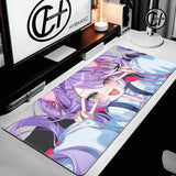 Cute Anime Girl Large Mouse Pad Kawaii Computer Mousepad XXL Rubber Mouse Mat 900x400mm Locking Edge Keyboard Pad Desk Mat