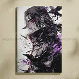 Hot Blooded Anime Naruto Home Decorative Canvas HD Prints Paintings Ink Style Pictures Uchiha Itachi Wall Art Frameless Poster