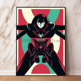 Japanese Classic Anime Pokemon Canvas Painting Lugia Ho-Oh HD Poster and Print Watercolor Wall Art Picture Home Decor Kids Gifts