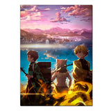Anime Demon Slayer Poster for Wall Art Wallpaper Kimetsu No Yaiba Picture Print Canvas Painting Home Kawaii Room Decor Aesthetic