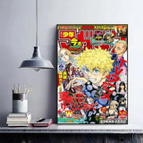 Anime Tokyo R-Revengers Poster Modern and Minimalist Wall Stickers for Home Decor Living Room Dormitory Wall Art