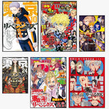 Anime Tokyo R-Revengers Poster Waterproof HD Art Wall Decal Self-Adhesive Print. Aesthetic Home Room Decor for Living Room Bedro