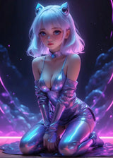 Anime Girls Canvas Painting, Hot Girl Poster Canvas Prints, Coquette Room Decor, Girly Wall Art For Home Decoration Unframed