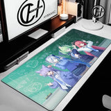 Cute Anime Girl Large Mouse Pad Kawaii Computer Mousepad XXL Rubber Mouse Mat 900x400mm Locking Edge Keyboard Pad Desk Mat