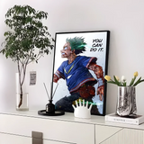 My Hero Academia Kaminari Denki  Classic Anime Poster Fancy Wall Sticker for Living Room Bar Decoration Decor Art Wall Stickers
