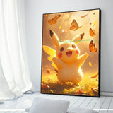 Anime Figures Hd Charizard Bulbasaur Squirtle Charmander Artwork Poster Canvas Painting Wall Art Home Room Decor