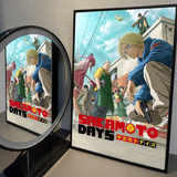 Popular Japanese Anime SAKAMOTO DAYS Prints Poster Figure Taro Sakamoto Canvas Prints Wall Art Home Decor Art Poster Fans Gifts