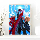 Anime T-Tokyo Revengers Poster Art Painting Poster With Prints Home bedroom living room decoration gift