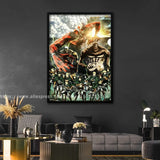 Attack on Titan Manga Poster  Decorative Canvas Wall Art x for Living Room  Bedroom  Anime Wall Decor Print