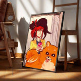Anime G-Ghost Trick Phantom Detective Poster Art Pictures For Living Room Decor Home Decor Painting