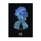 Anime Demon Slayer Canvas Poster Tanjiro Nezuko Home Wall Art Painting Print Pictures Kids Bedroom Living Room Decor Mural Gifts