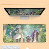 HD New Kawaii Girl Frieren At The Funeral Mouse Pad XXL 800x400mm Mausepad Large Laptop Gaming PC MousePad Rubber Anime Desk Mat