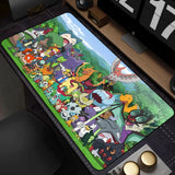 Kawaii Japan Anime Mouse Pad PC Colorful Gamer Cabinet Mousepad XXL P-pokemon Keyboard Rug Laptop Gaming Rubber Desk Mat