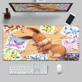 HD Printing Anime Mousepad P-Pokemons E-Eevees Large Mouse Mat MousePads Game Office Laptop Desk Mat PC 900x400mm XXL Mouse Pad