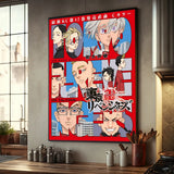 Tokyo Revengers  Anime Posters Sticky HD Quality Wall Art Retro Posters for Home Room Wall Decor