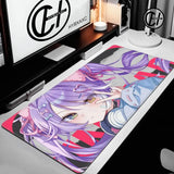 Cute Anime Girl Large Mouse Pad Kawaii Computer Mousepad XXL Rubber Mouse Mat 900x400mm Locking Edge Keyboard Pad Desk Mat